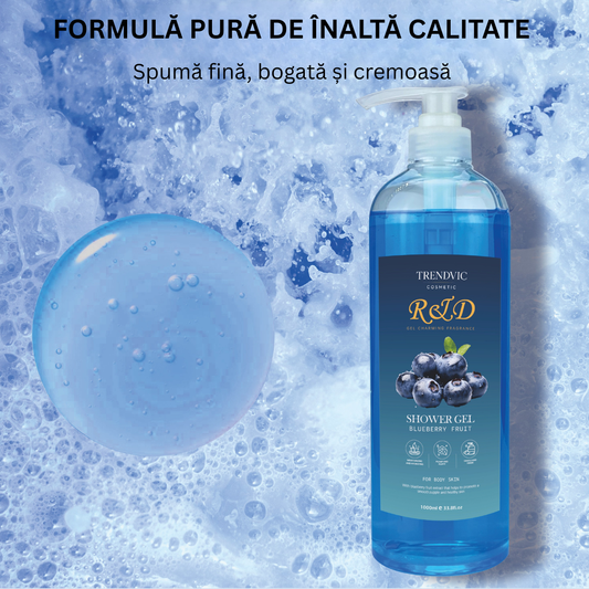 Gel de duș R&D – Blueberry Fruit by Trendvic Cosmetic