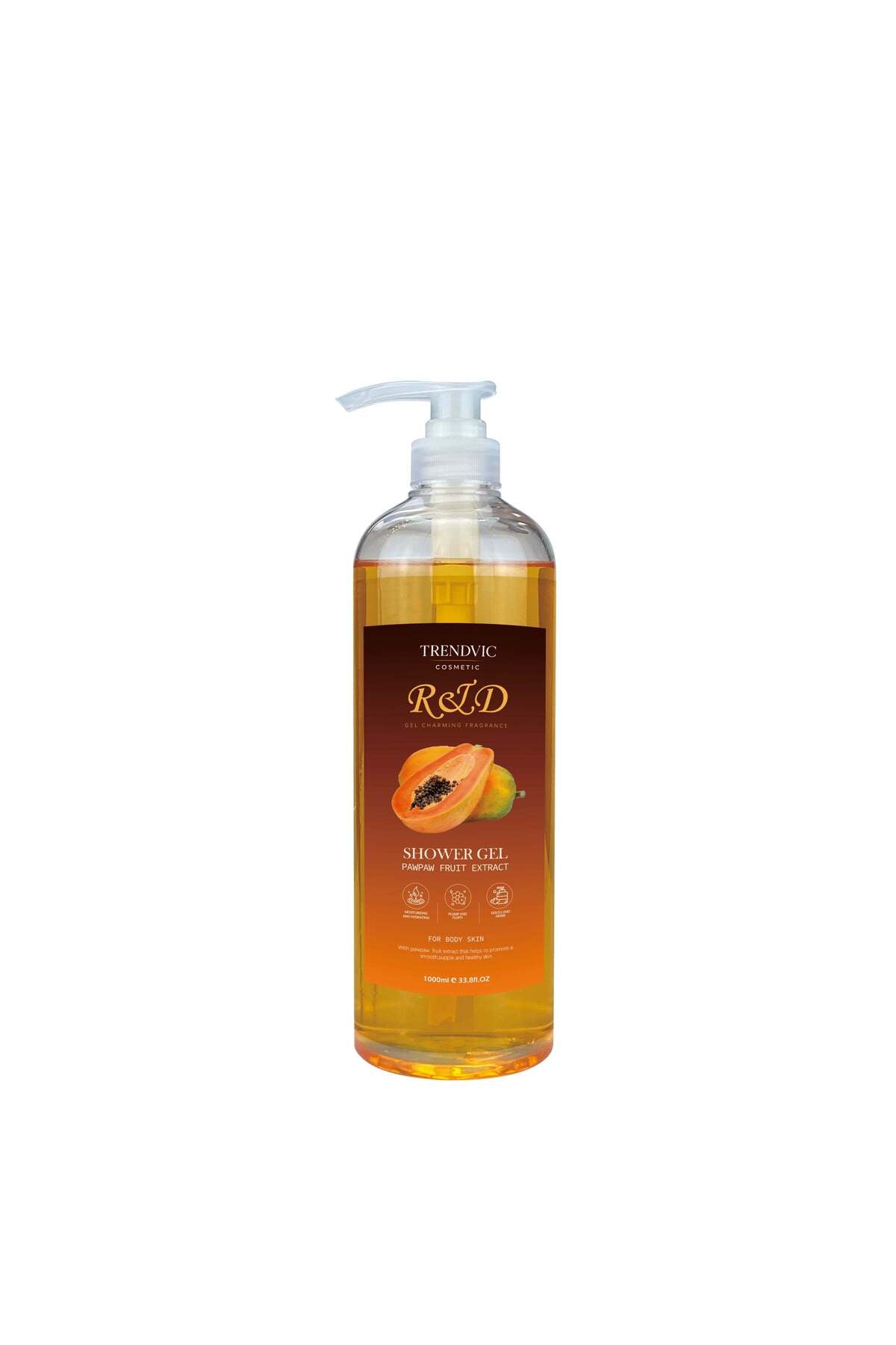 Gel de Duș Trendvic Cosmetic – Extract de Papaya, 1000 ml
