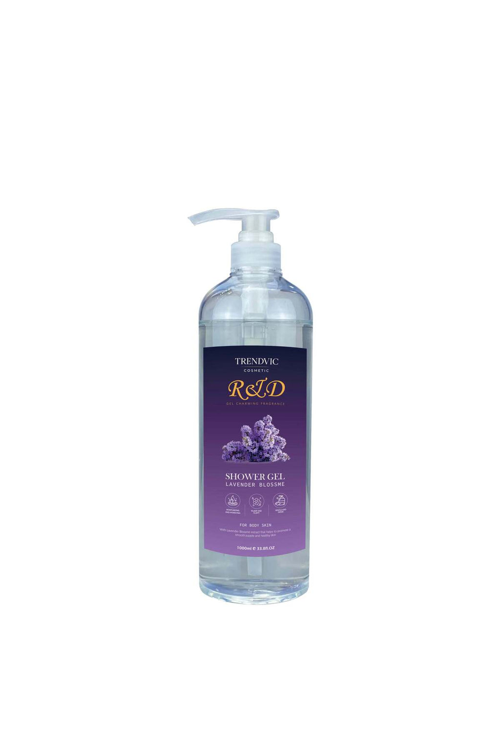 Gel de Duș Trendvic Cosmetic – Lavandă, 1000 ml