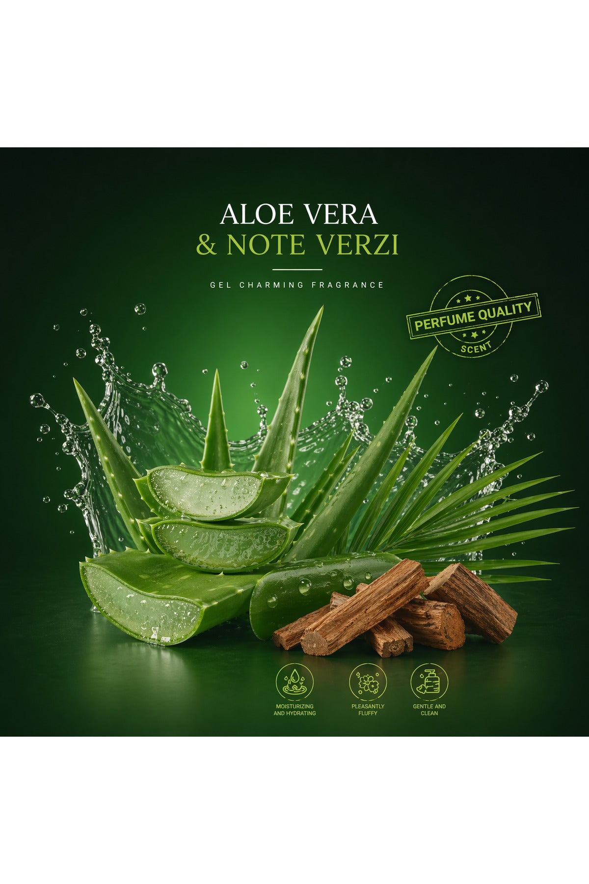 Gel de Duș Trendvic Cosmetic – Extract de Aloe Vera, 1000 ml