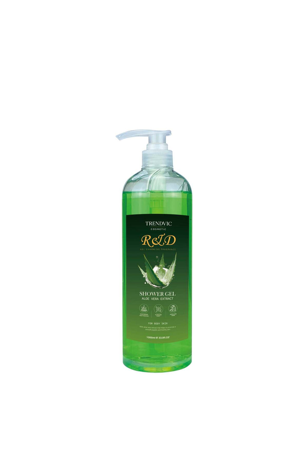 Gel de Duș Trendvic Cosmetic – Extract de Aloe Vera, 1000 ml