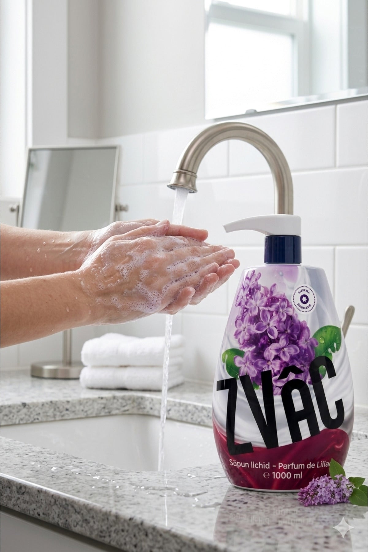 Pachet Promo 5 x Săpun Lichid ZVAC Liliac 5000 ml – Hidratare Intensă