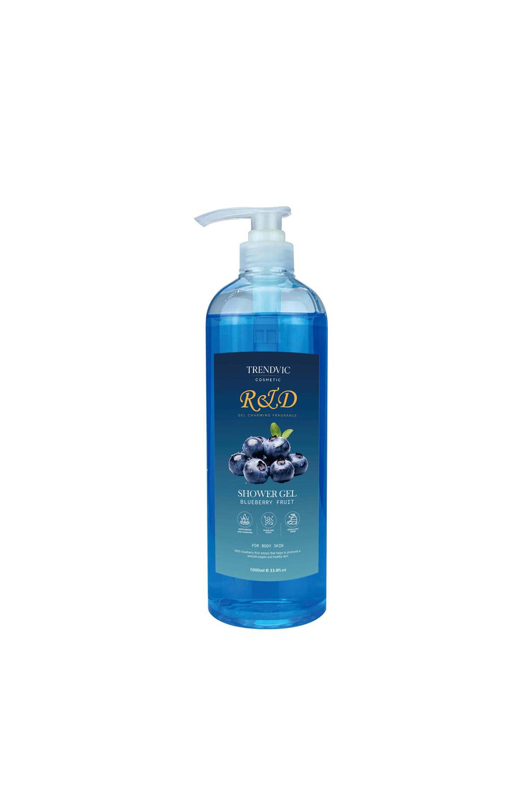 Gel de Duș Trendvic Cosmetic – Afine, 1000 ml