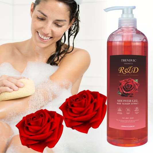 Gel de duș R&D – Rose Blossom by Trendvic Cosmetic