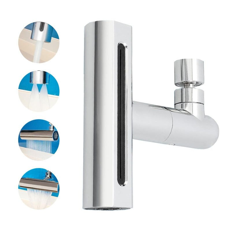 Robinet Multifuncțional 360° – 4 Modele de Jet, Economizor de Apă, Design Modern